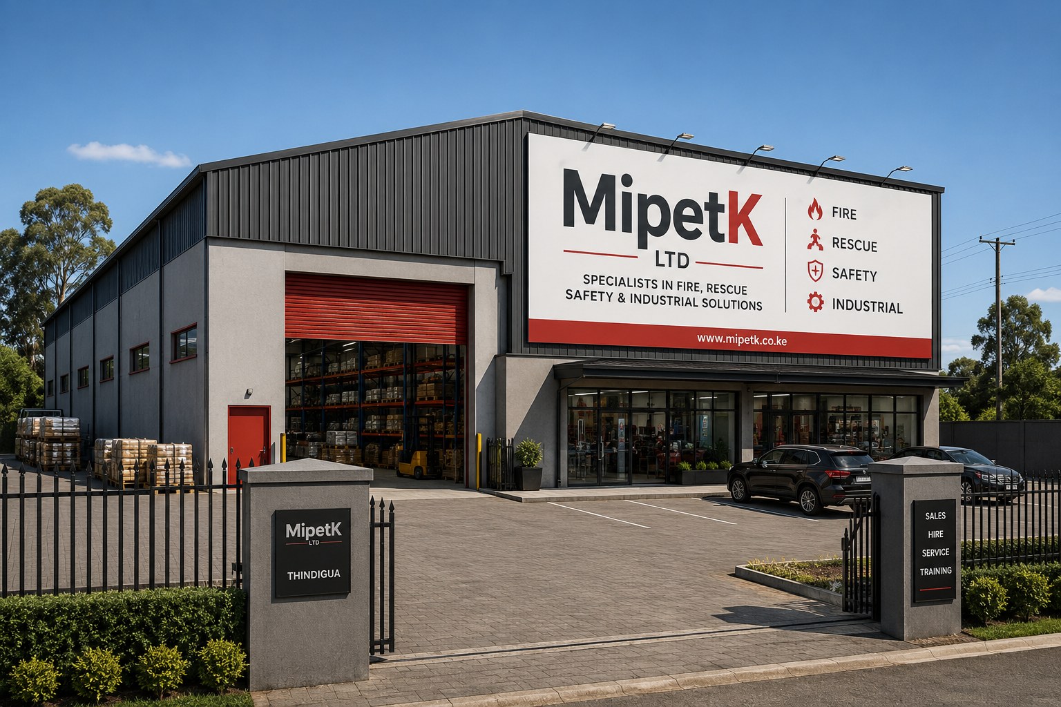 Mipet K Ltd warehouse and showroom, Thindigua